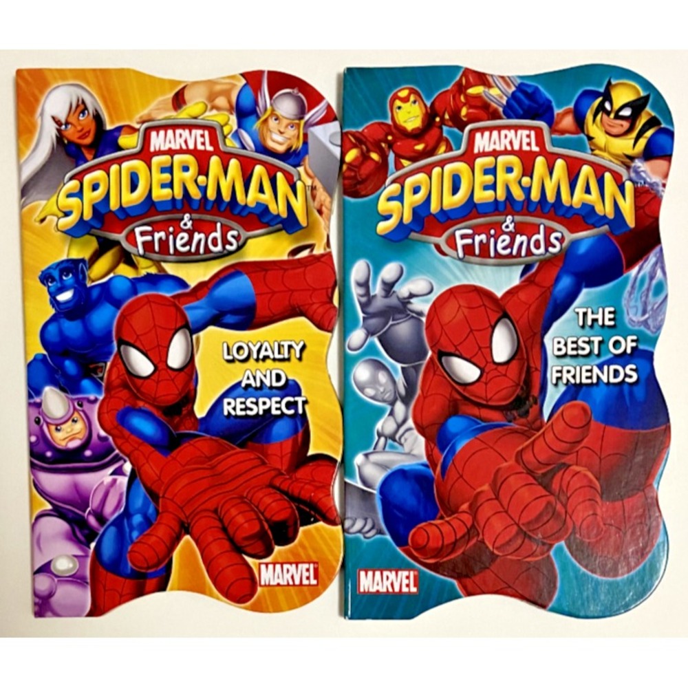 Spider-Man & Friends LOYALTY AND RESPECT & THE BEST OF FRIENDS Board Books‎